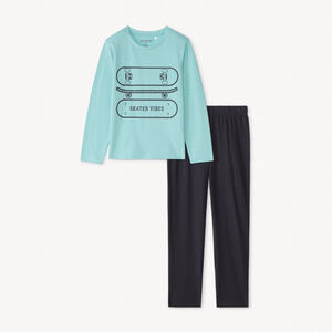 Set pyjama 2 pièces avec print skate fantaisie pour garçon  