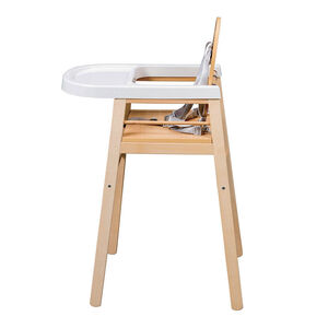 Chaise Haute fixe Lili vernis couleur naturelle 