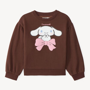 Sweat fille print Cinnamoroll Hello Kitty et ses amis 