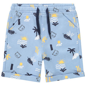 Bermuda en molleton imprimé fantaisie pour bébé garçon 