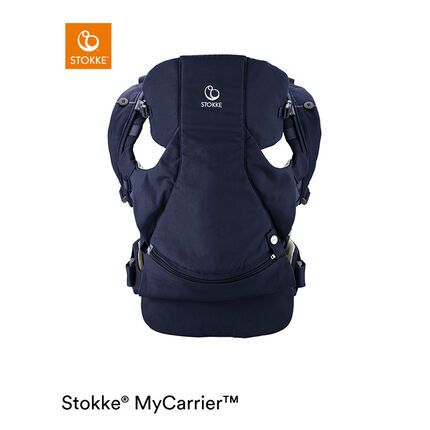Porte Bebe Ventral Et Dorsal Mycarrier Bleu Profond Orchestra Fr