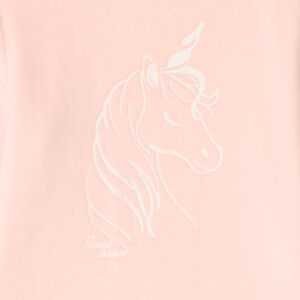 Pyjama 2 pièces fille en velours print fantaisie 