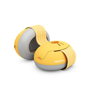 Casque anti-bruit pour bébé Muffy jaune 