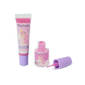 Duo gloss à la fraise + vernis à ongles Little Unicorn 