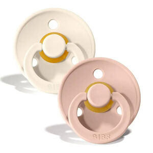 Lot de 2 sucettes colour 0-6 mois - Blush/Ivory 