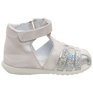 chaussures premiers pas bebe fille ouvertes a paillettes rose sandales et  nu-pieds bebe