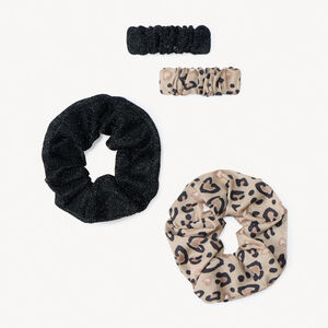 Set de 2 barrettes et 2 chouchous fantaisies pour fille  