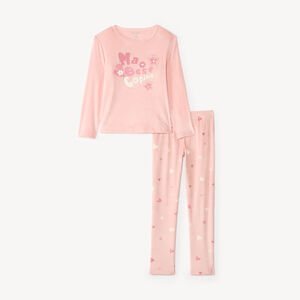 Set pyjama 2 pièces en polaire fille 