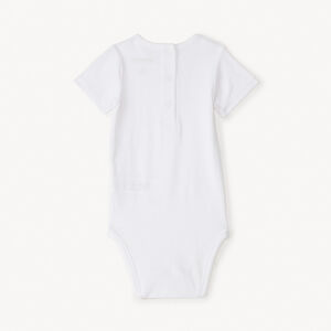 Lot de 3 bodies manches courtes uni pour bébé garçon 