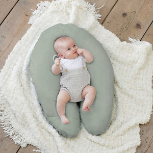 Grand coussin d'allaitement multi-usages Basic Comfy Tetra – Green 