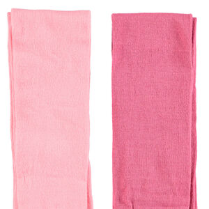 Lot de 2 collants épais unis pour fille 