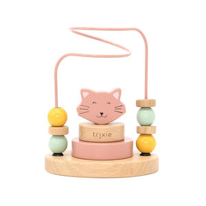 Labyrinthe à perles en bois Mrs Cat  