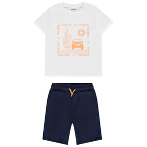 Ensemble 2 pièces avec t-shirt printé désert pour garçon 