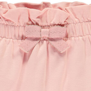 Pantalon de jogging uni avec nœud fantaisie pour bébé fille  