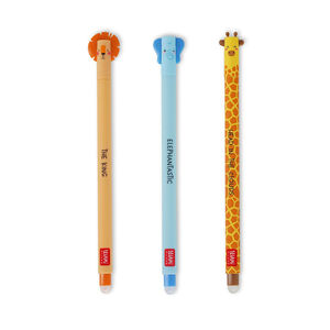 Set de 3 stylos gel effaçables Wild Savannah 