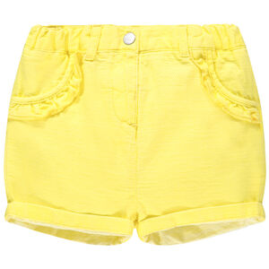 Short en maille à poches volantées 