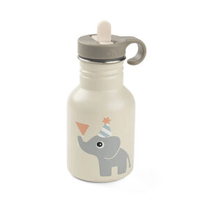 Bouteille en acier inoxydable avec paille 350ml Celebration sable 