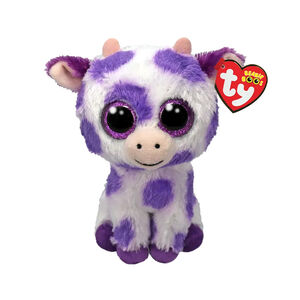 Peluche Beanie Boo's 15 cm Ethel la vache 
