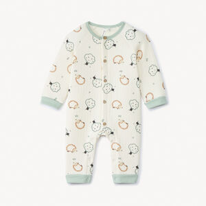 Combinaison matelassée imprimé hérissons pour bébé garçon 
