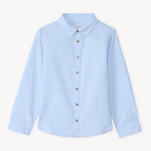 Chemise manches longues unie pour garçon 