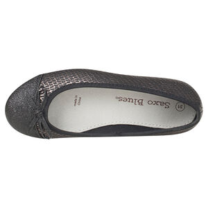 Ballerine effet croco avec nœud 