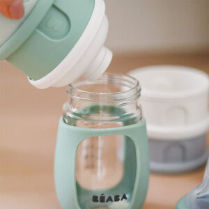 Boîte doseuse 4 compartiments Cotton/Sage Green 