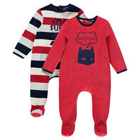 Lot de 2 dors-bien en velours BATMAN 