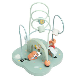 Boulier labyrinthe à spirale en bois Happy Wild 