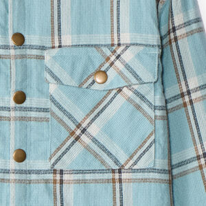 Chemise manches longues à carreaux et capuche garçon 
