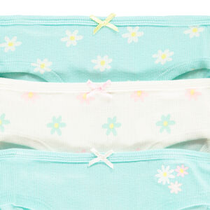 Lot de 3 culottes imprimé fleuri fille 