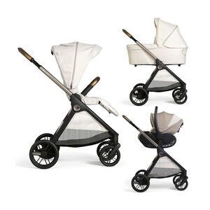 Poussette trio Bellagio 2 + nacelle Flexi + coque First-Seat Recline amber glow 