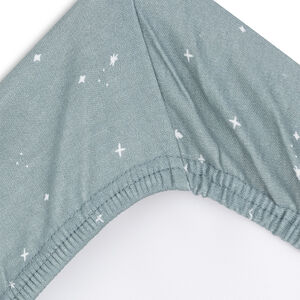 Housse de matelas à langer 50 x 70 cm Twinkling sea green 