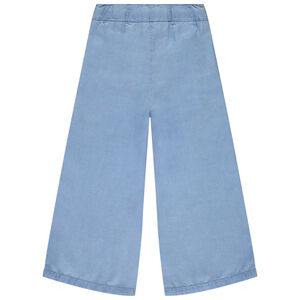 Pantalon large et fluide à pinces fille 