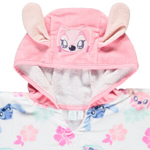 Poncho de bain imprimé Stitch & Angel Disney pour bébé fille 