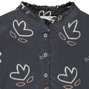 Tunique en toile imprimé arty pour fille  