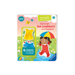 Mon premier livre aimanté - Apprendre les couleurs en s'habillant 