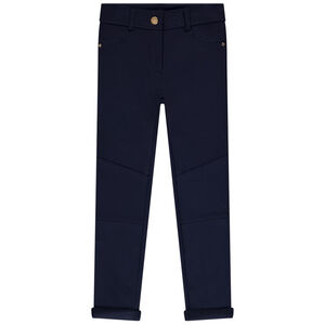 Pantalon skinny esprit équitation pour fille 