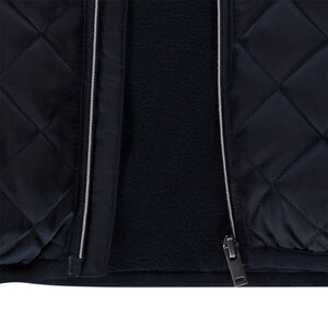 Doudoune sans manches bi-matière pour bébé garçon 