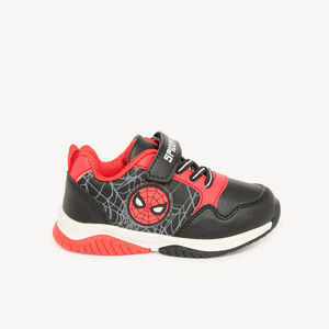 Baskets Spider-Man lacets élastiques et velcro pour garçon 