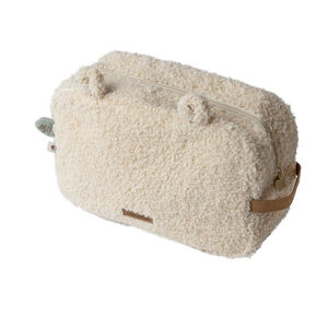 Trousse de toilette en bouclettes Roi des Forêts écru 