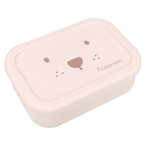 Lunchbox Silicone 3 compartiments Ours Sable 