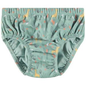 Couche-culotte de bain imprimé éléphants pour bébé garçon 