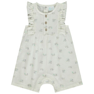 Combishort en maille pointel imprimé Marie Disney pour bébé fille 