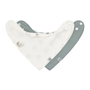 Lot de 2 bavoirs bandanas imperméable Tiny Team Dog 