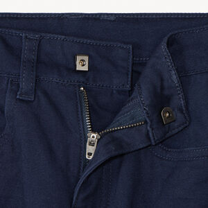 Pantalon slim uni effet crinkle garçon 