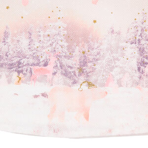 Robe sans manches avec sublimation et paillettes dorées 
