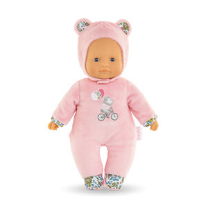 Poupon P'tit Cœur Ours rose 