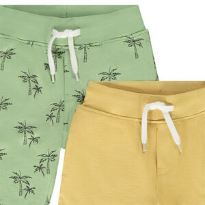 Lot de 4 bermudas en molleton fantaisie garçon 