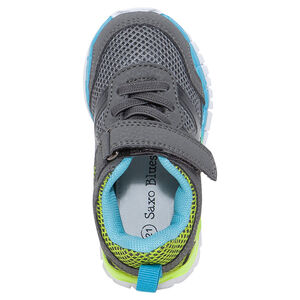 Baskets de sport basses avec lacets élastiqués et scratch 