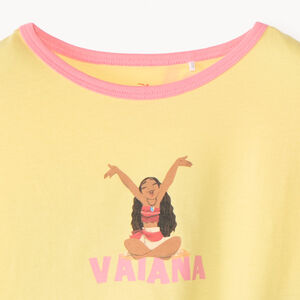 T-shirt manches courtes print Vaiana Disney fille 